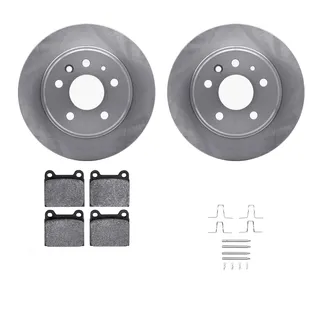 R1 Concepts WFWH1-63003 E- Line Series Brake Rotor W/ Ceramic Brake Pads & Hdw